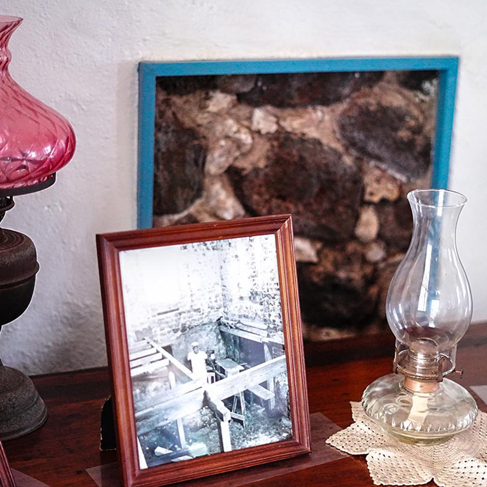 image of interior of Baldwin Home in Lahaina.